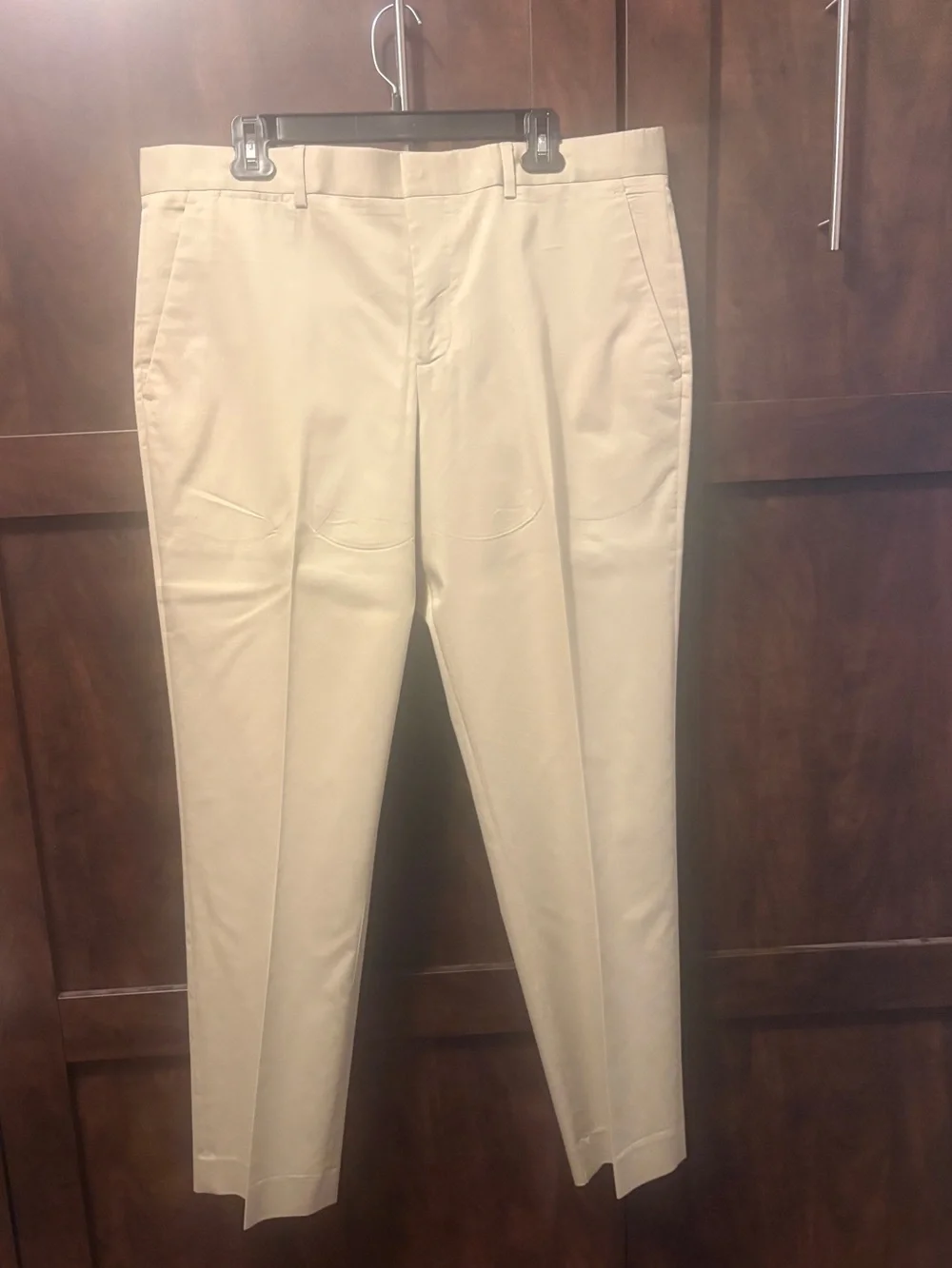 Express Men's Light Khaki Two-Piece Suit Pants size 38x32